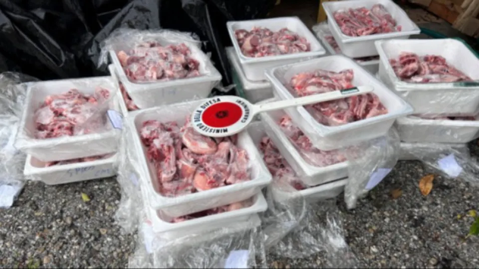 la merce sequestrata