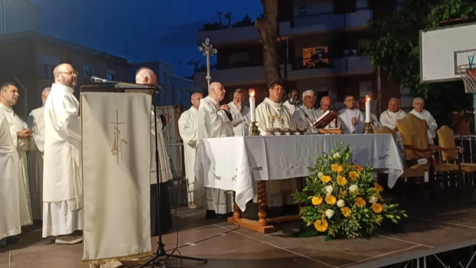 la messa per il Corpus Domini