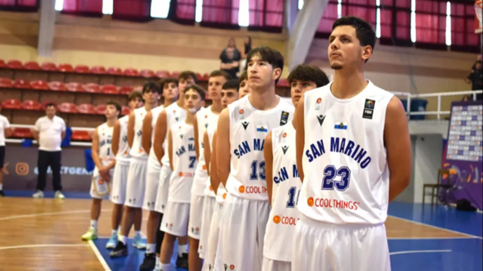 La Nazionale Under 18 di San Marino (©FIBA)