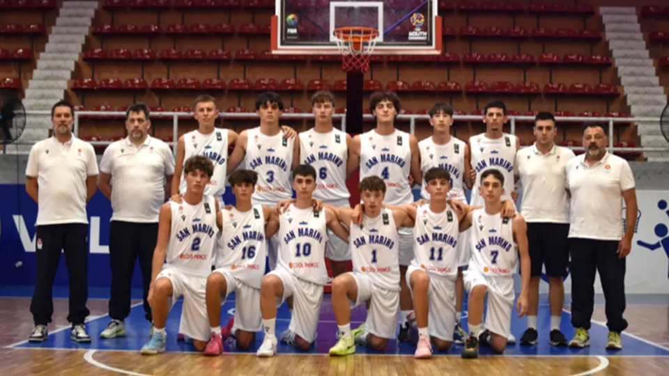 La Nazionale Under 18 di San Marino (©FIBA)