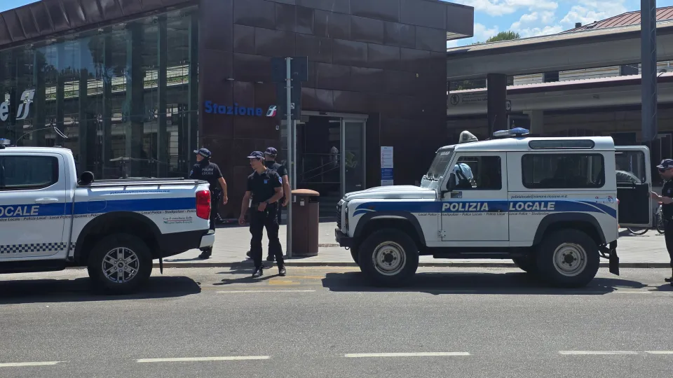 La Polizia Locale alla stazione di Riccione