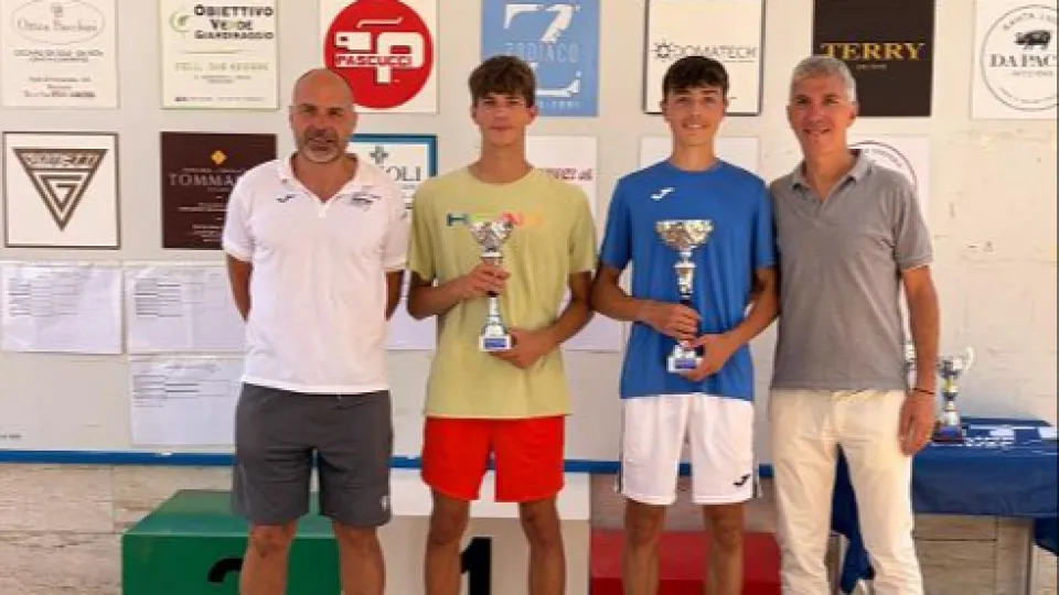 La premiazione del singolare maschile