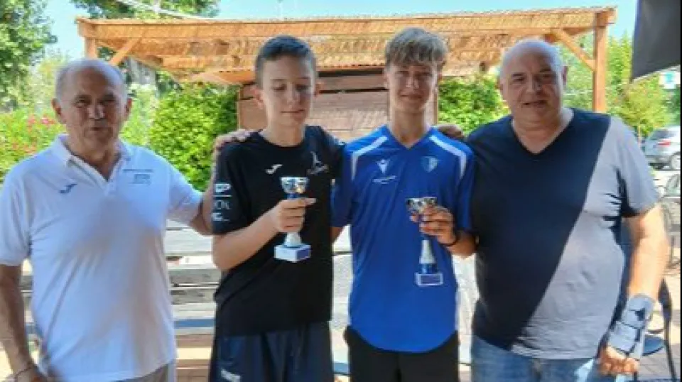 La premiazione dell'Under 14 maschile