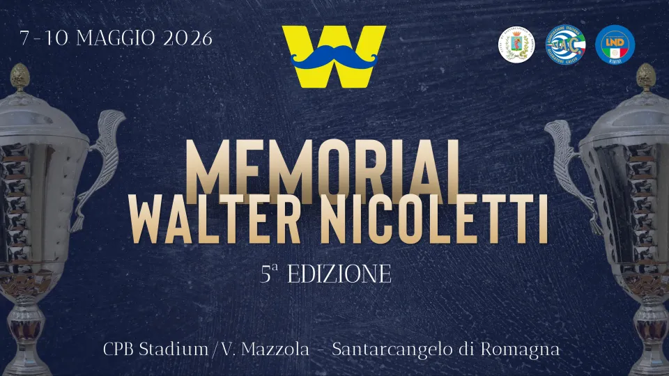 La presentazione del 5° Memorial Walter Nicoletti