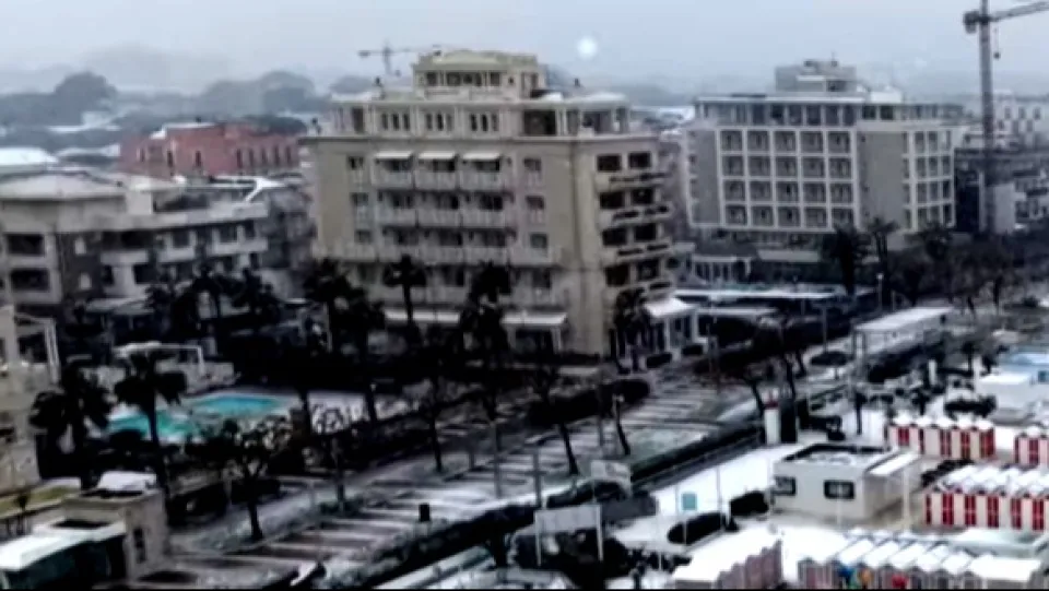 la recente nevicata (Newsrimini)