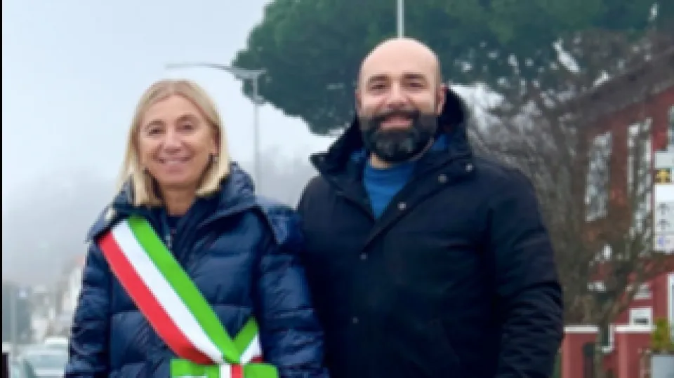 la sindaca Foronchi e l'assessore Uguccioni