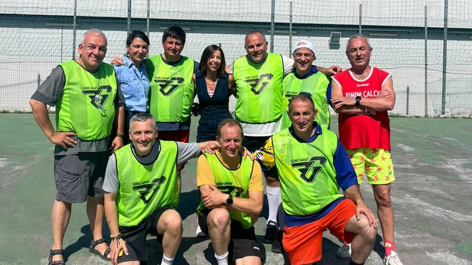 la squadra capitanata dal Vescovo