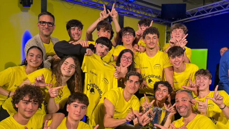 La squadra del Liceo Scientifico Paritario 