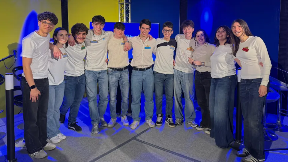 La squadra della Scuola Secondaria Superiore di San Marino