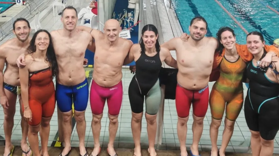 La squadra Master della Polisportiva Riccione
