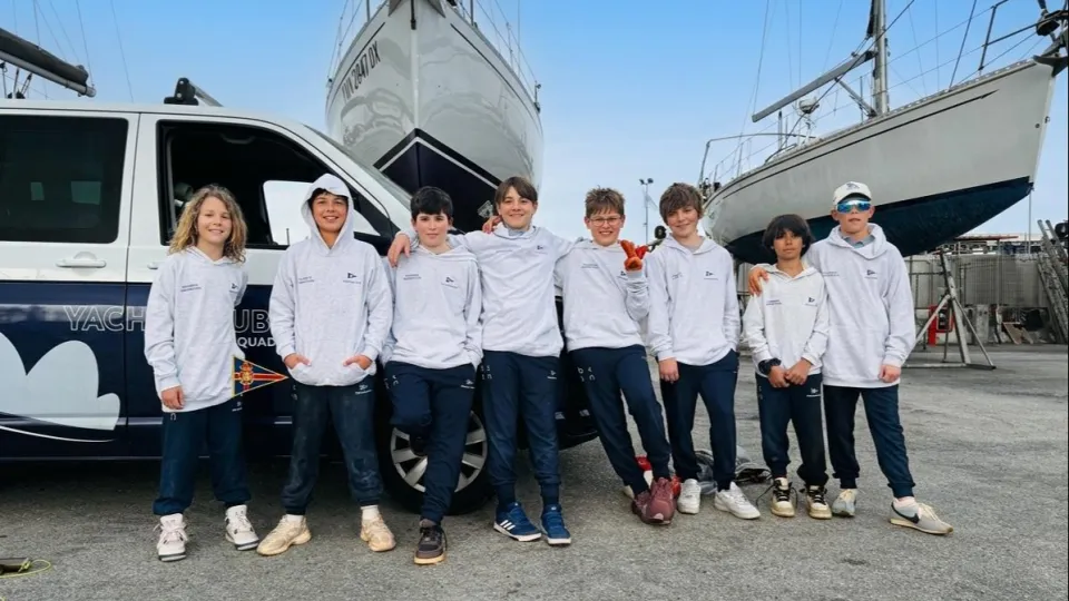 La squadra Optimist dello Yacht Club Rimini