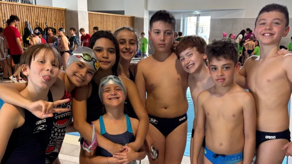 La squadra riccionese ad AcquaRimini