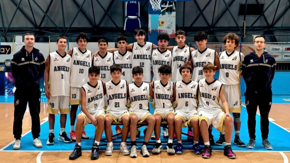 La squadra Under 15 degli Angels Santarcangelo