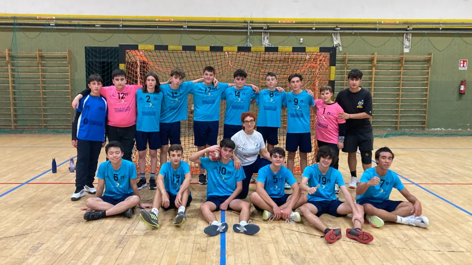 La squadra Under 16 di Rinascita Pallamano Rimini