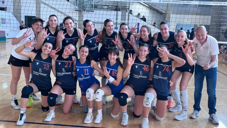 La Titan Services dopo la vittoria contro Cesena