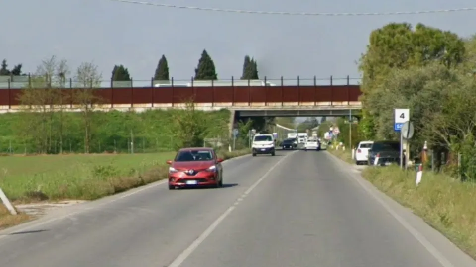 la via Emilia a Santa Giustina