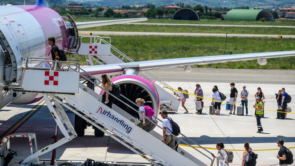 l'aeroporto di Rimini