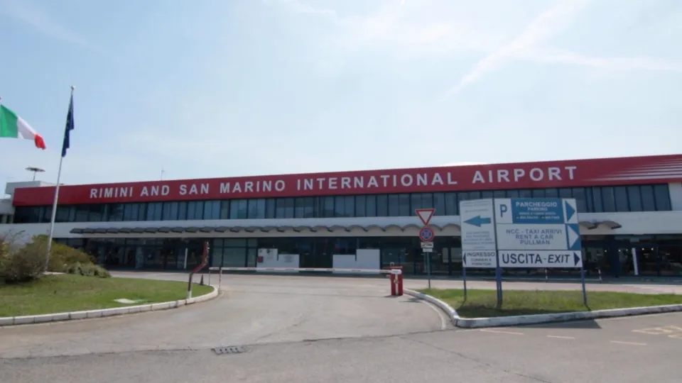 l'aeroporto di Rimini
