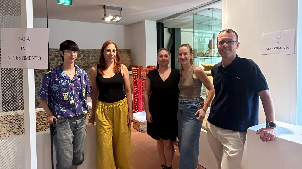 Lavori al Museo della Regina