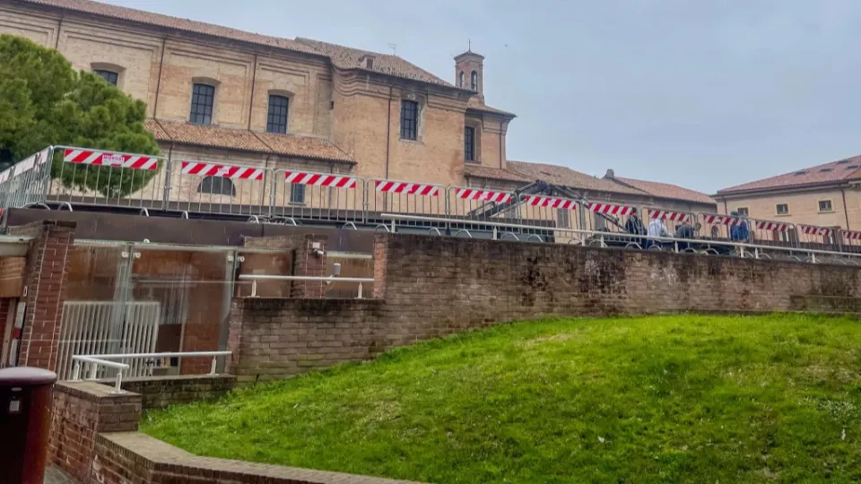 lavori in corso alla Domus del Chirurgo