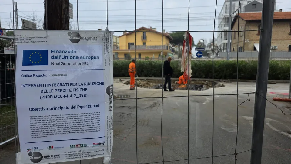Lavori viale Rimini, Riccione