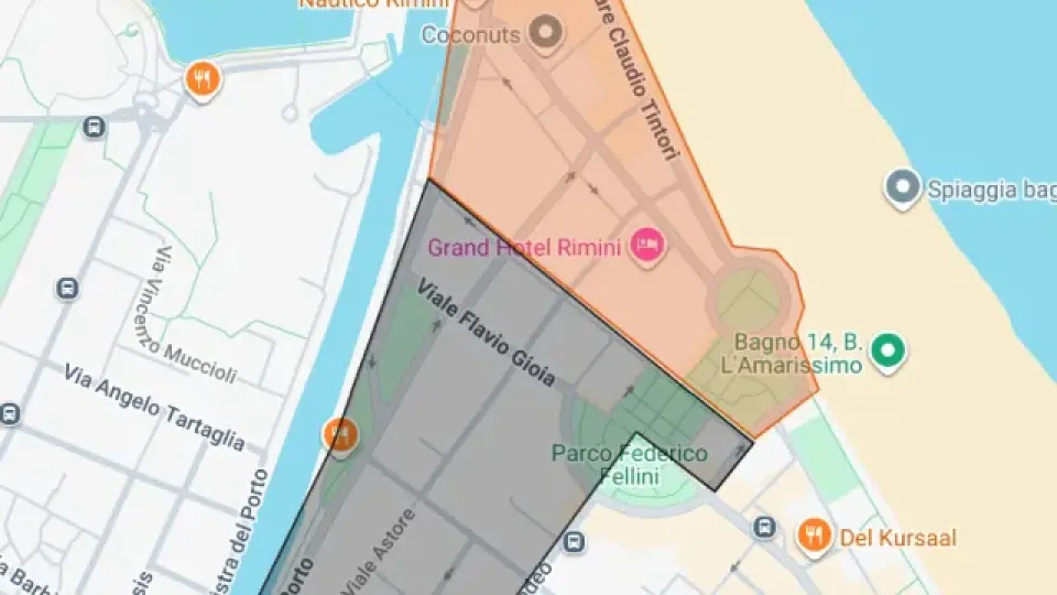 le aree in prossimità del porto