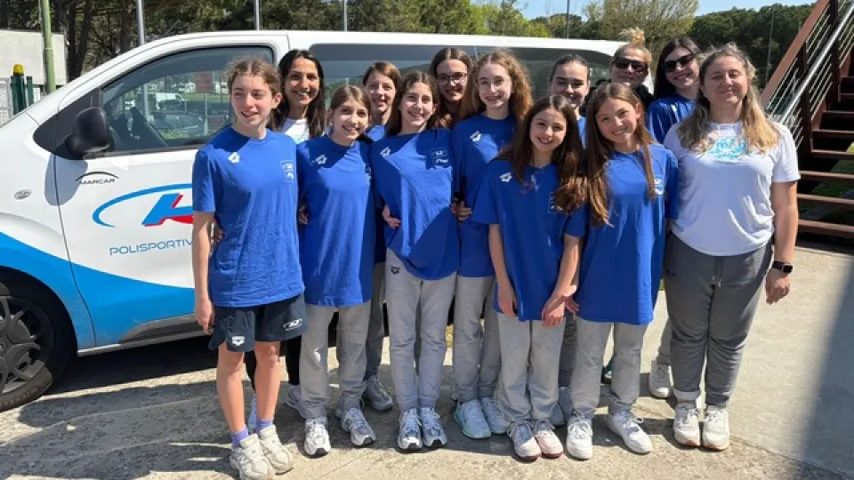 Le atlete di Polisportiva Riccione in trasferta ad Ostia