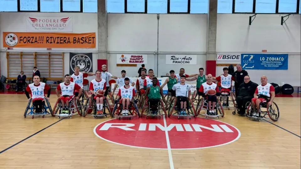 Le due squadre insieme