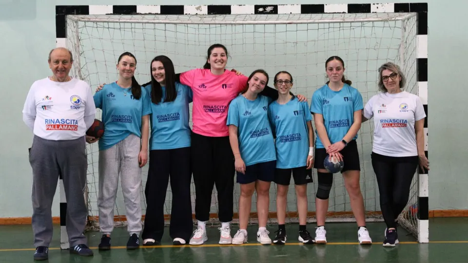 Le ragazze della Rinascita Pallamano Rimini