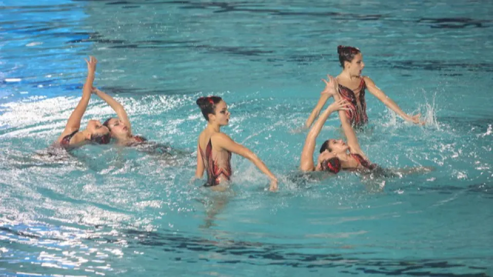 Le sincronette di Polisportiva Riccione