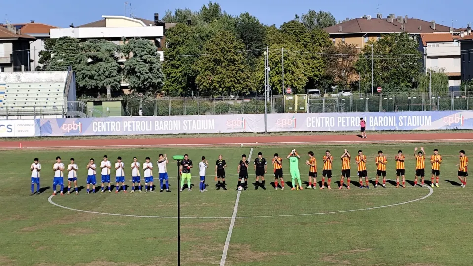 le squadre in campo