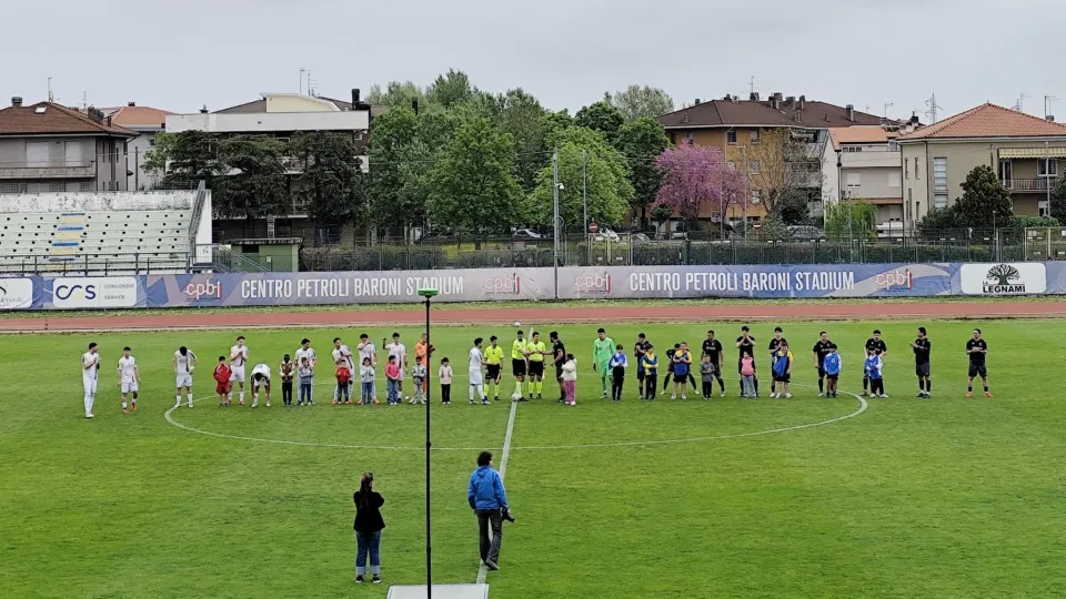 Le squadre in campo