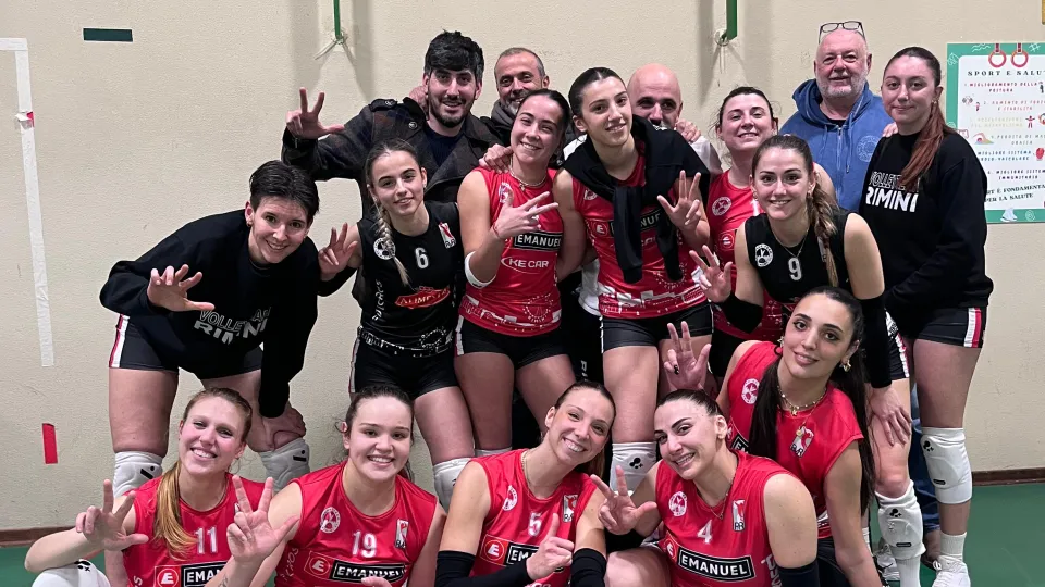 L'Emanuel Riviera VTR Rimini festeggia la vittoria a Forlì