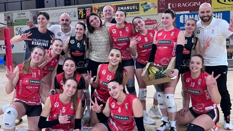 L'Emanuel Riviera  VTR Rimini festeggia la vittoria