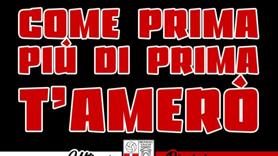 L'immagine del post della Curva Est