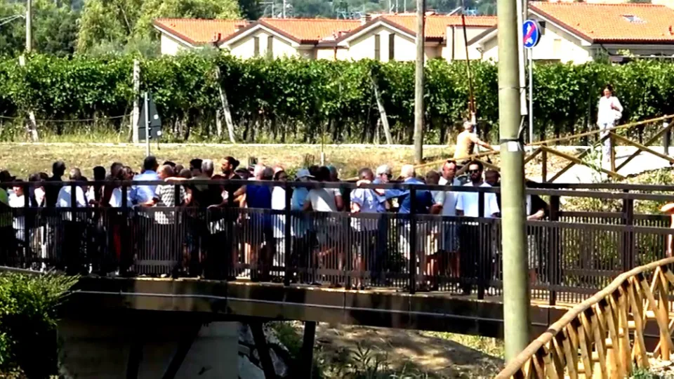 l'inaugurazione del Ponte