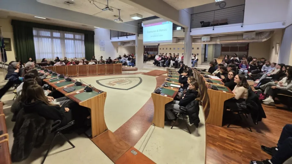 l'incontro nella sala del Consiglio Comunale