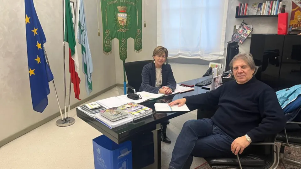 L'incontro tra Paolini e l'Angelini