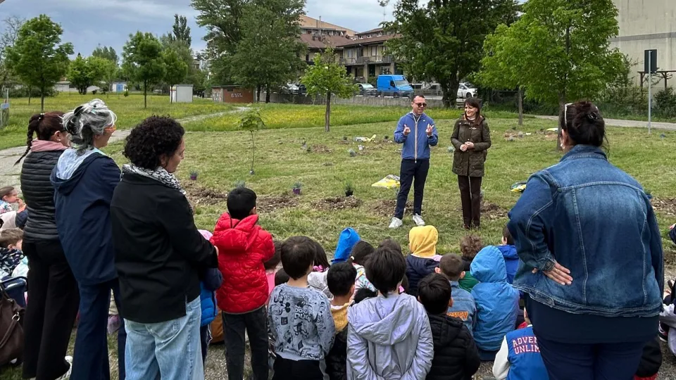 L'intitolazione del parco Manzi