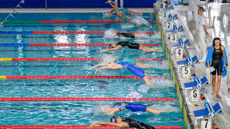 Lo Stadio del Nuoto di Riccione