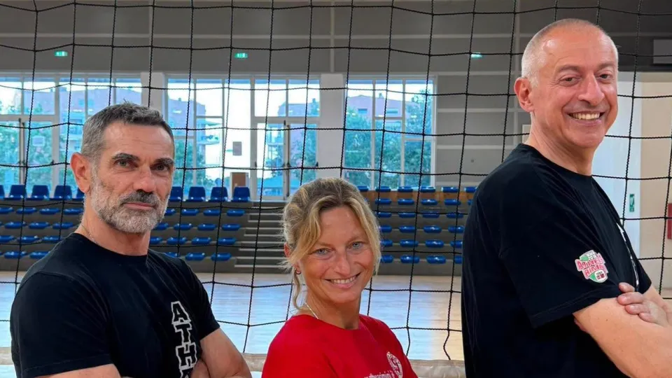 Lo staff tecnico della Serie D dell'Athena Rimini