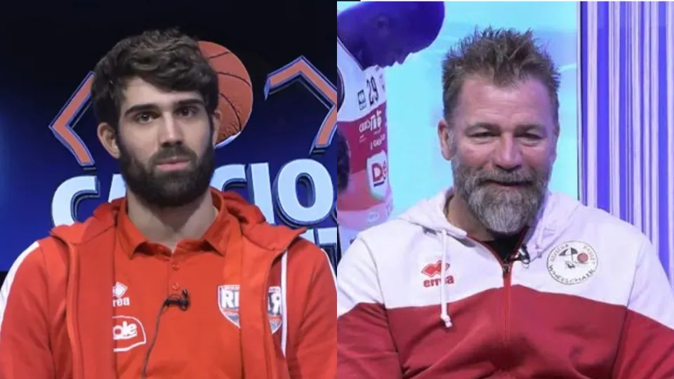 Luca Pollone e Mirco Acquarelli ospiti di Calcio.Basket