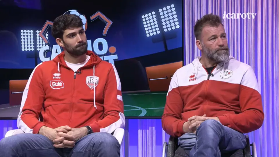 Luca Pollone e Mirco Acquerlli ospiti di Calcio.Basket