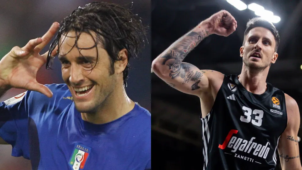 Luca Toni e Achille Polonara