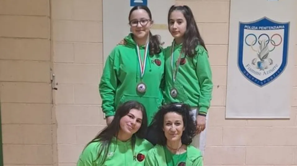 Matteini e Longo con Morgana de Paoli e la dottoressa Stefania Raimondi