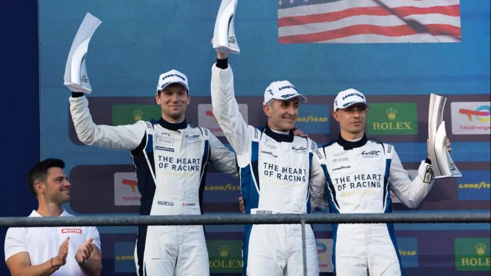Mattia Drudi sul podio nel campionato World Endurance Championship