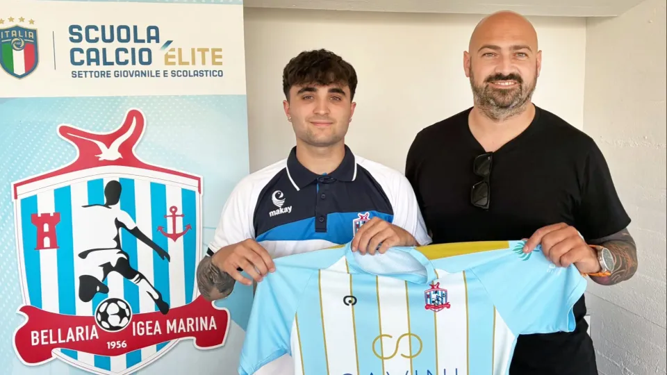 Mattia Ventrucci insieme al DS Emiliano Vitiello