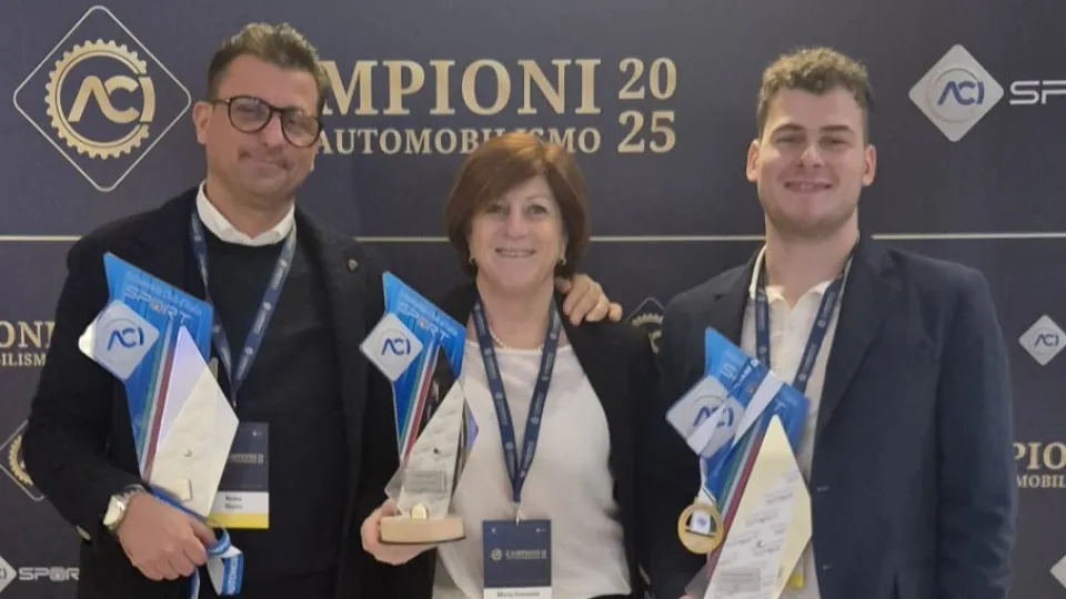 Mazza, Francini e Biordi alle premiazioni ACI