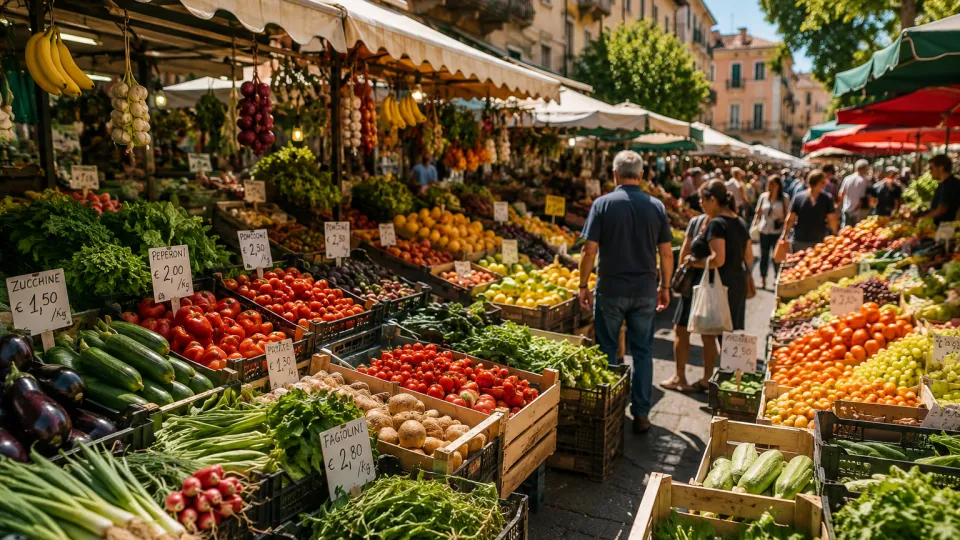 mercato frutta e verdura