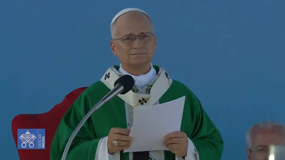 messa di papa leone al porto
